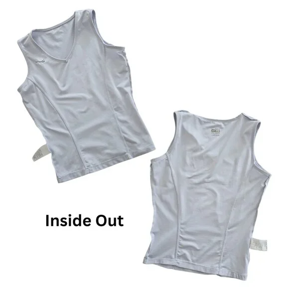 Nike Women's Dri-Fit V-Neck Sleeveless Tank Top | EUC | XS | Light Blue - Picture 6 of 11